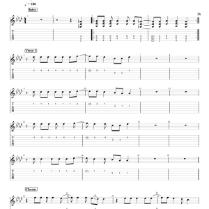 American Idiot - Green Day (Electric Guitar) PDF