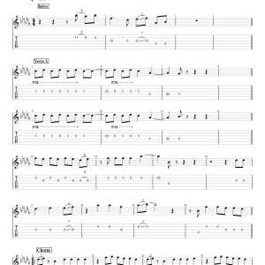 Bad Habits - Ed Sheeran (Electric Guitar) PDF
