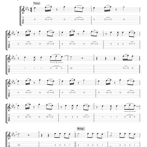 Bad Liar - Anna Hamilton (Electric Guitar) PDF