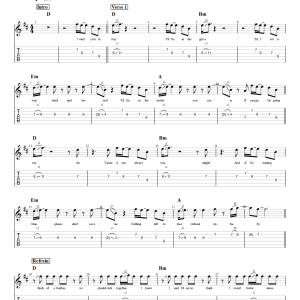 Birds Of A Feather - Billie Eilish (Electric Guitar) PDF