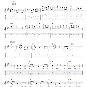 Blue - Yung Kai (Electric Guitar) PDF