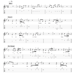 Breaking My Heart - MLTR (Electric Guitar) PDF