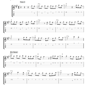Dance Monkey - Tones And I (Electric Guitar) PDF