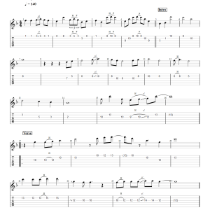 Dear God - Avenged Sevenfold (Electric Guitar) PDF