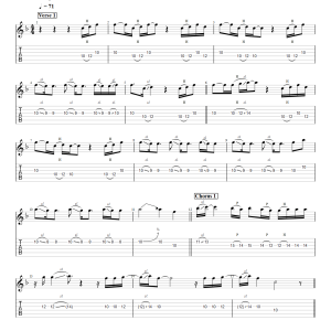 Easy On Me - Adele (Electric Guitar) PDF