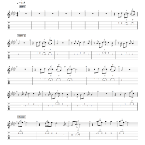 Every Breath You Take - The Police (Electric Guitar) PDF