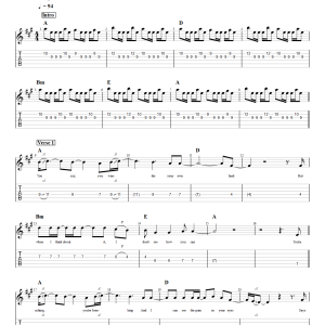 Everybody's Changing - Keane (Electric Guitar) PDF