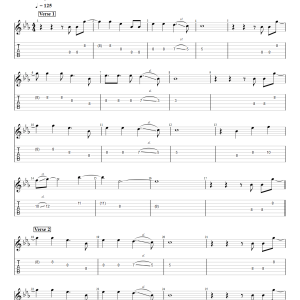 FIX YOU - Coldplay (Electric Guitar) PDF